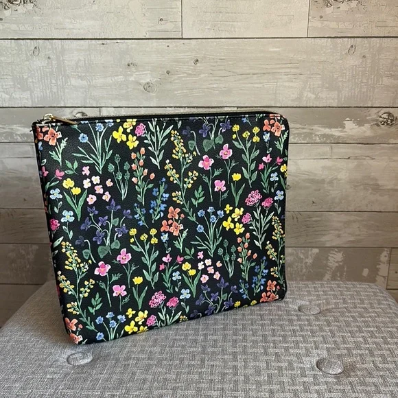 DAY DESIGNER Floral Zipper Pouch or Clutch - Picture 2 of 10